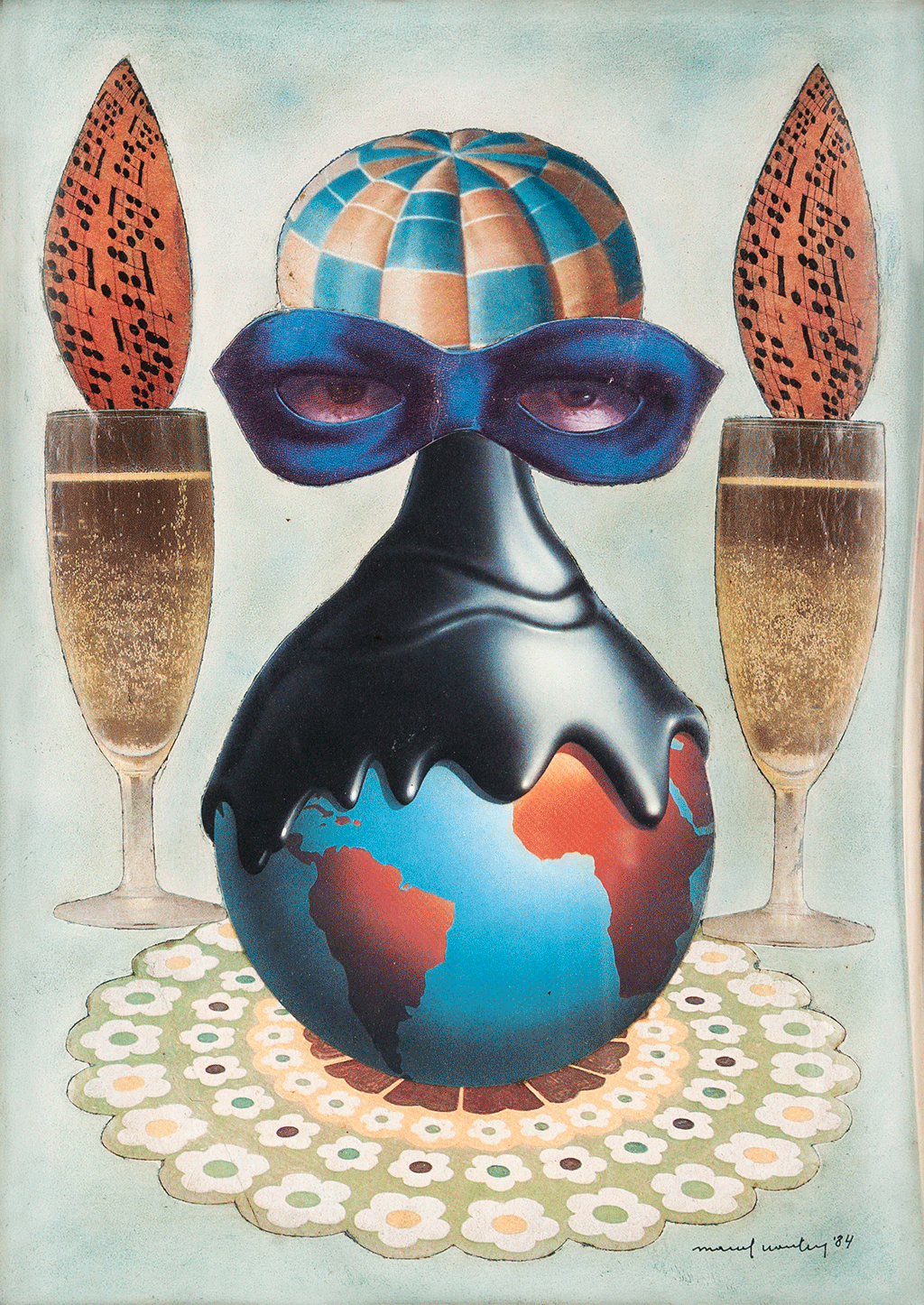Marcel Wauters, Verbeke Foundation, Collages & Assemblages, zonder titel, 1984, 28x20cm