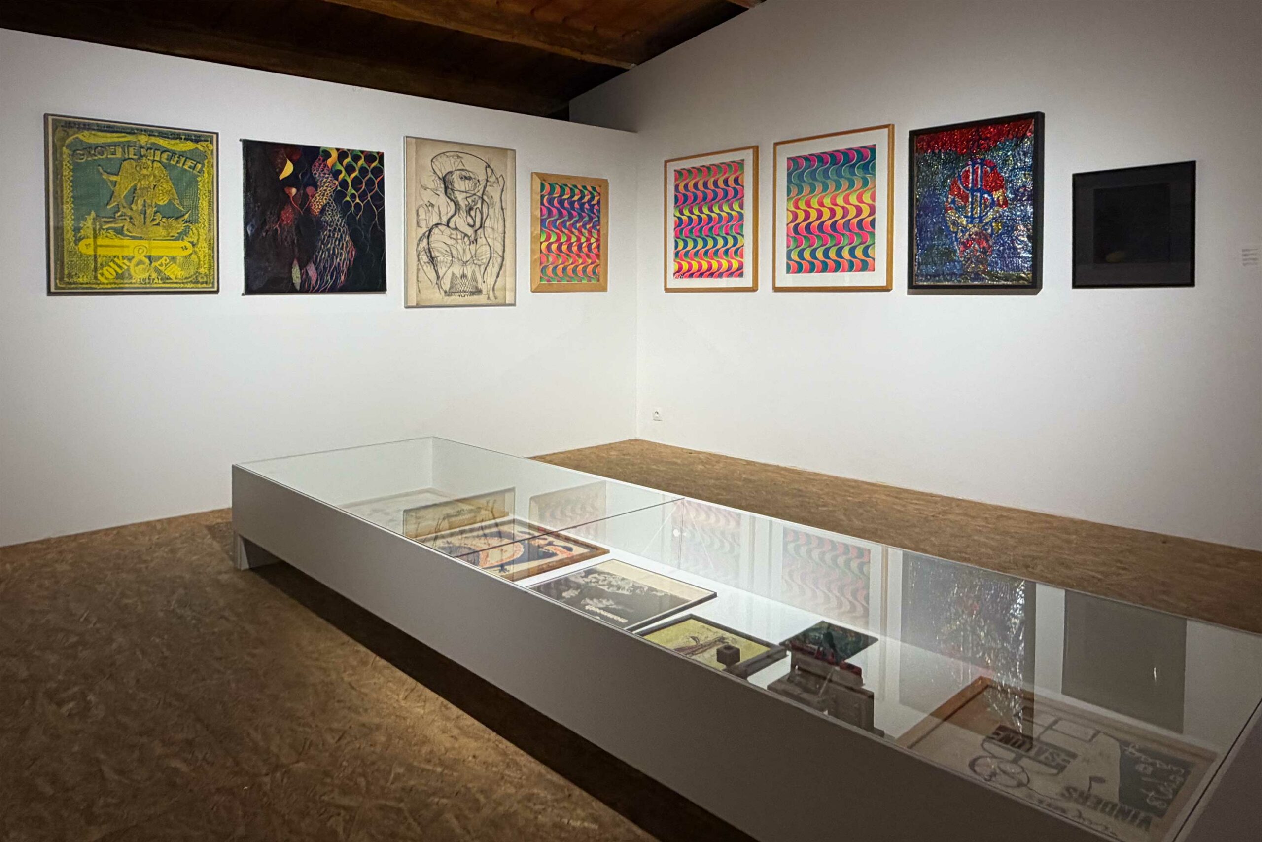 Ferre Grigard & band, tentoonstelling van beeldend werk van Ferre Grignard, zijn bandleden en vriend Fred Bervoets